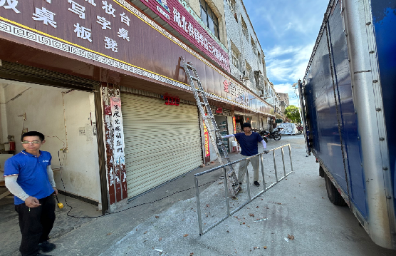 武功装招牌的时候要注意什么？