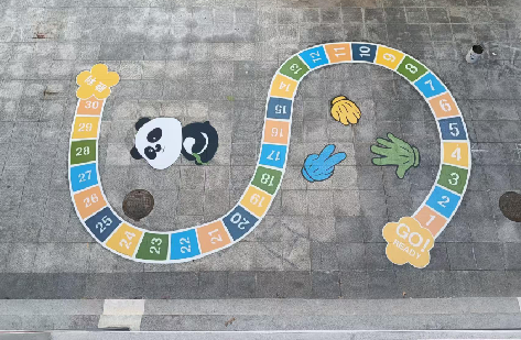 武功地面游戏彩绘