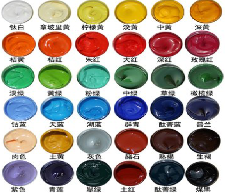 武功墙绘颜色的选择有讲究。