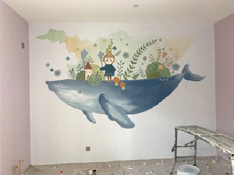 武功手绘墙的特点及优势。